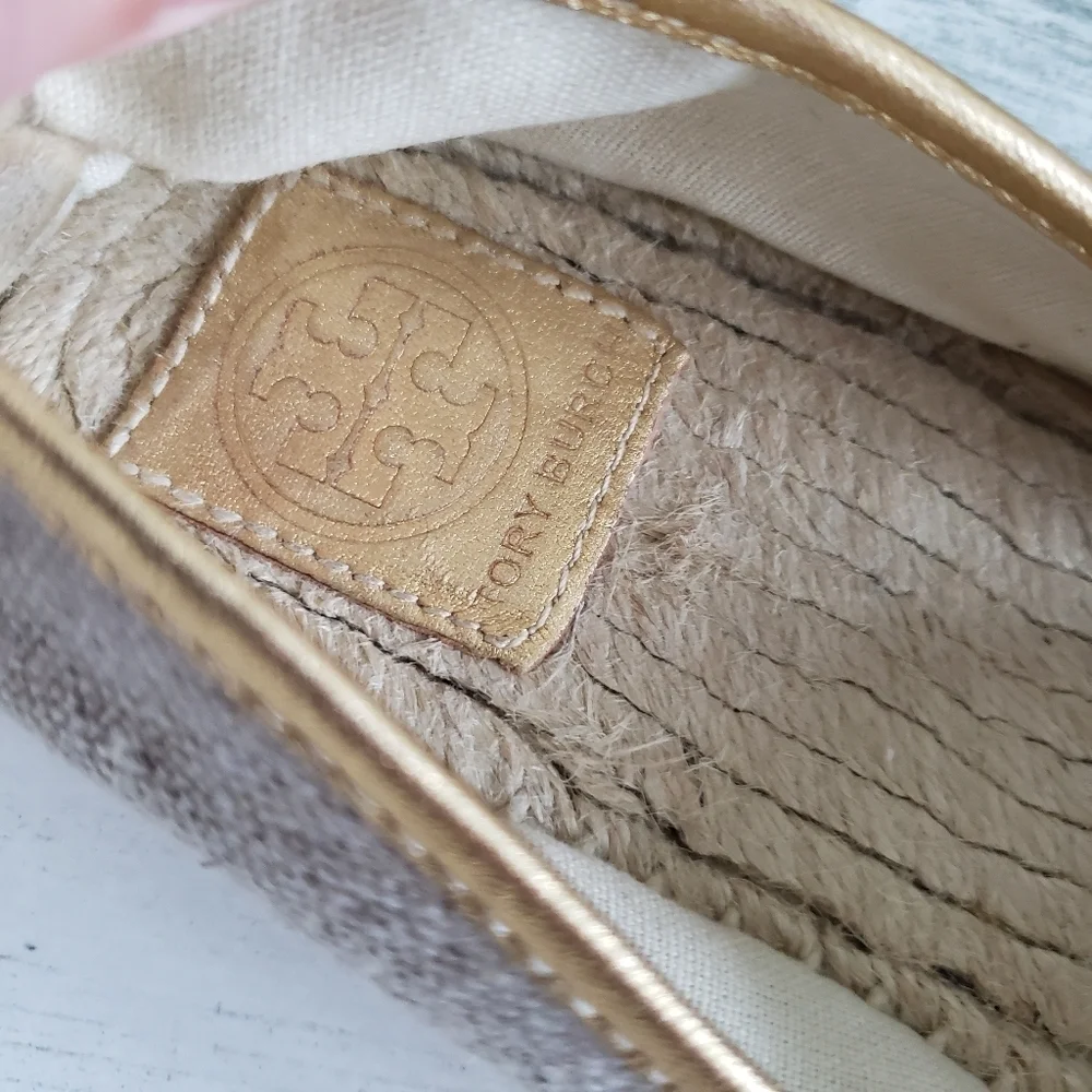 Tory Burch| Sante Fe Cactus Chili Pepper and Cactus Espadrilles Size 9.5